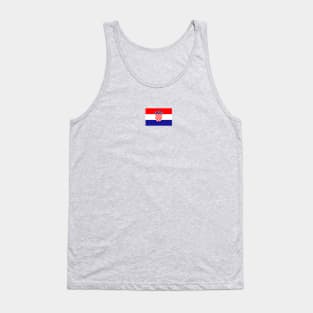 Croatia Flag Minimalist Tank Top